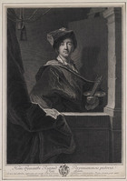 KG 11201
<br/>
Portret Hyacinthe Rigaud
<br/>
<em>Drevet, Pierre (1663-1738)</em>
